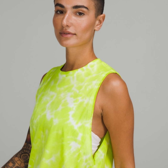 lululemon athletica Tops - Lululemon All Yours Tie Dye Crop